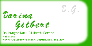 dorina gilbert business card